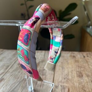 Alice + Hops Upcycled Hermes Scarf Headband
